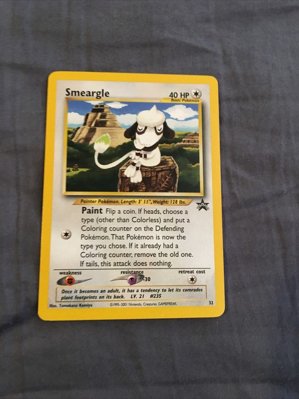 Smeargle Pokemon Cards Find Pokemon Card Pictures With Our Database 
