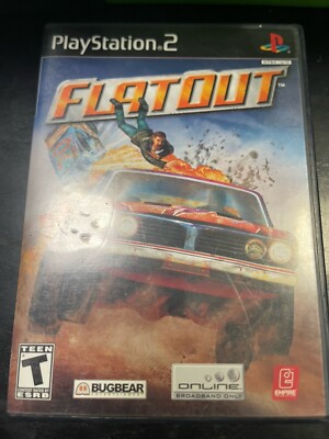 Sony PlayStation 2 FlatOut Game Complete with Manual