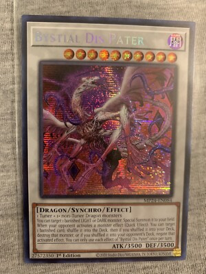 Yugioh x1 Bystial Dis Pater MP24-E084 1st Ed Prismatic Secret Rare (Near Mint!)