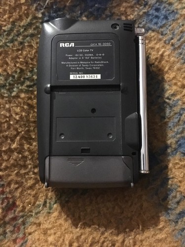 RCA 16-3050 Handheld Color TV W/Sony