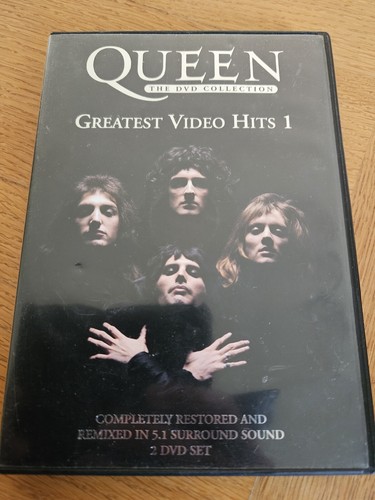 QUEEN GREATEST VIDEO HITS 1 DVD MUSIC 2 DISC SET INC MINI