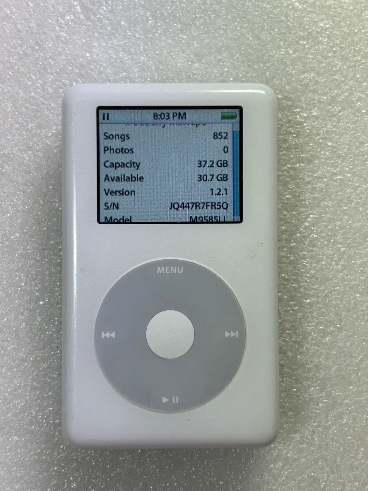 iPod classic 第4世代　40GB 美品 Apple iPod classic 4th gen 40GB photo New Battery | eBay