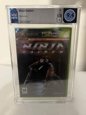 Brand New Sealed Ninja Gaiden Microsoft Xbox 2004 Graded WATA 9.4 A