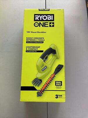 Ryobi ONE 18V Cordless Grass Shear and Shrubber Trimmer P2900B