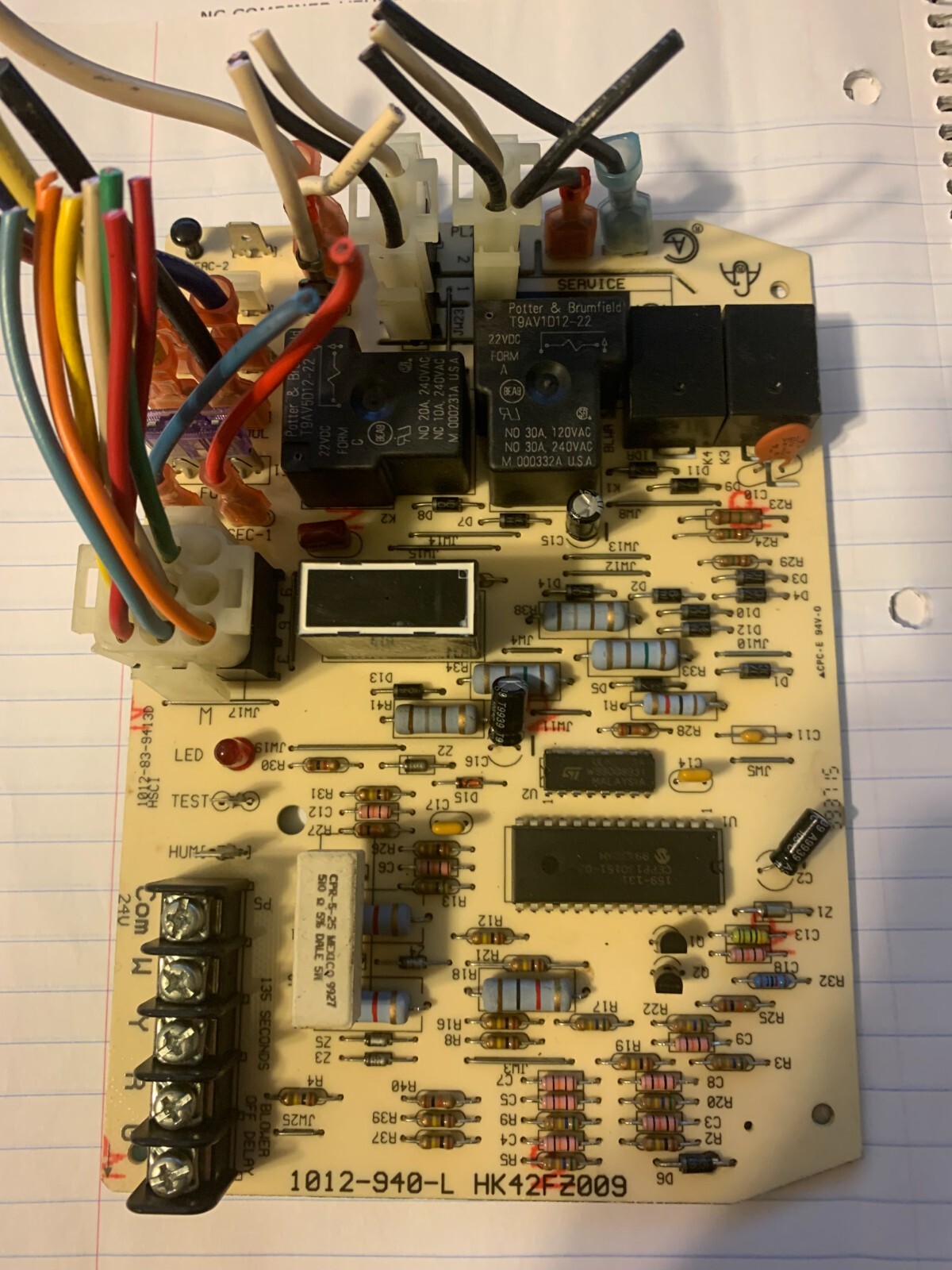 Control Board 1012-940-l Circuit Board