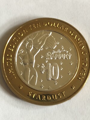 Showgirl Limited Edition $10 Dollar Stardust Casino Gaming Token Silver .999 WOW