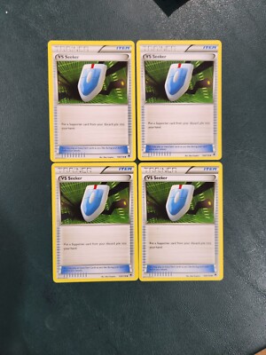 Pokémon TCG VS Seeker X4 XY Phantom Forces 109/119 Regular Uncommon Playset NM-M