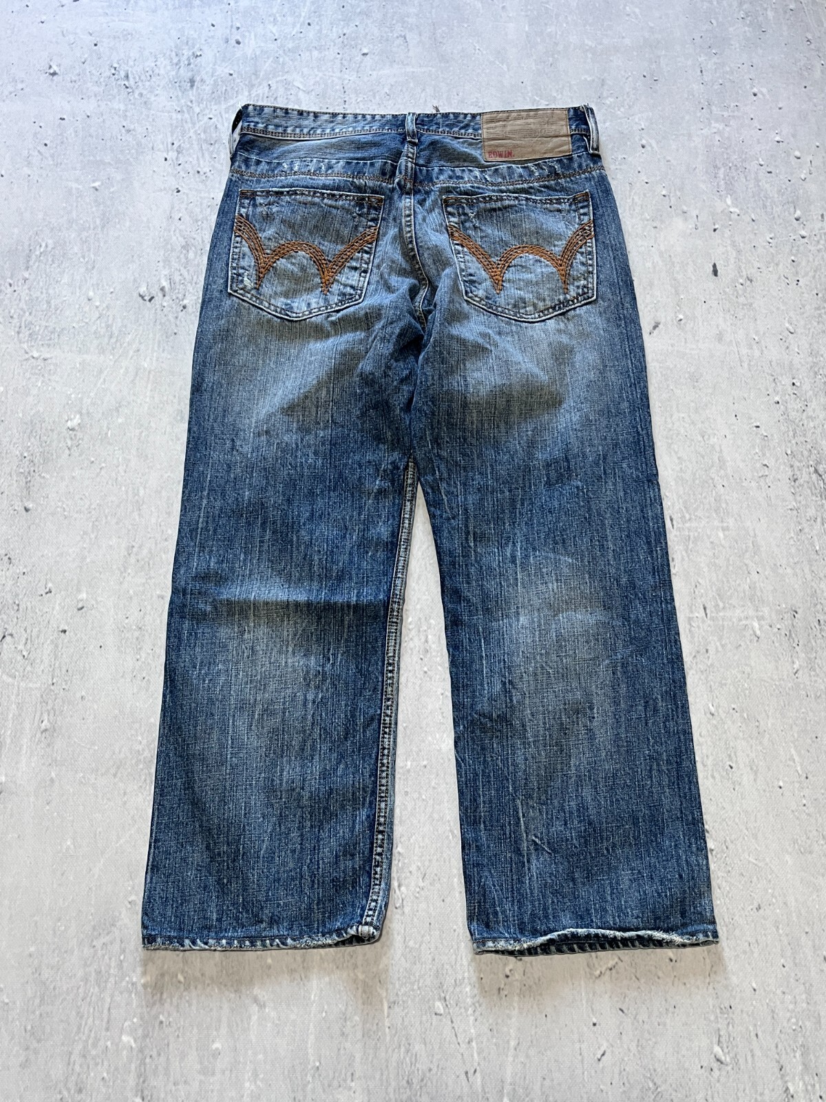 パンツ 2000's archive edwin grunge buggy denim 00s archive EDWIN buggy wide denim w36 - メルカリ