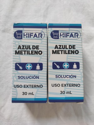 2 bottles Methylene Blue 30 ml 2% pharmaceutical grade 