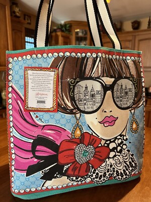 Brighton  Power Of Love'' Canvas Tote Bag NWT
