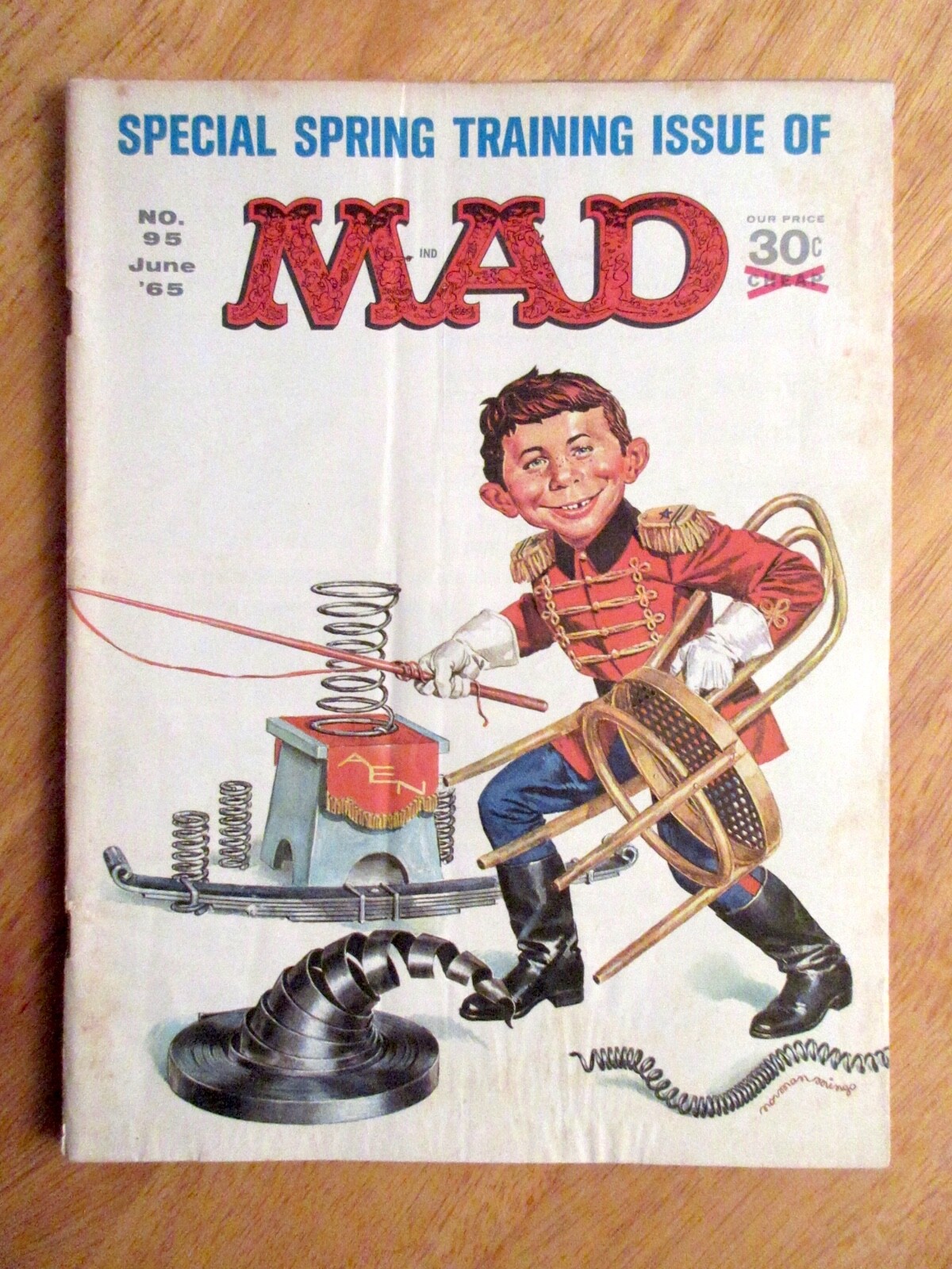 MAD MAGAZINE #95 (1965) **Bright, Colorful & Glossy!** (FN+/