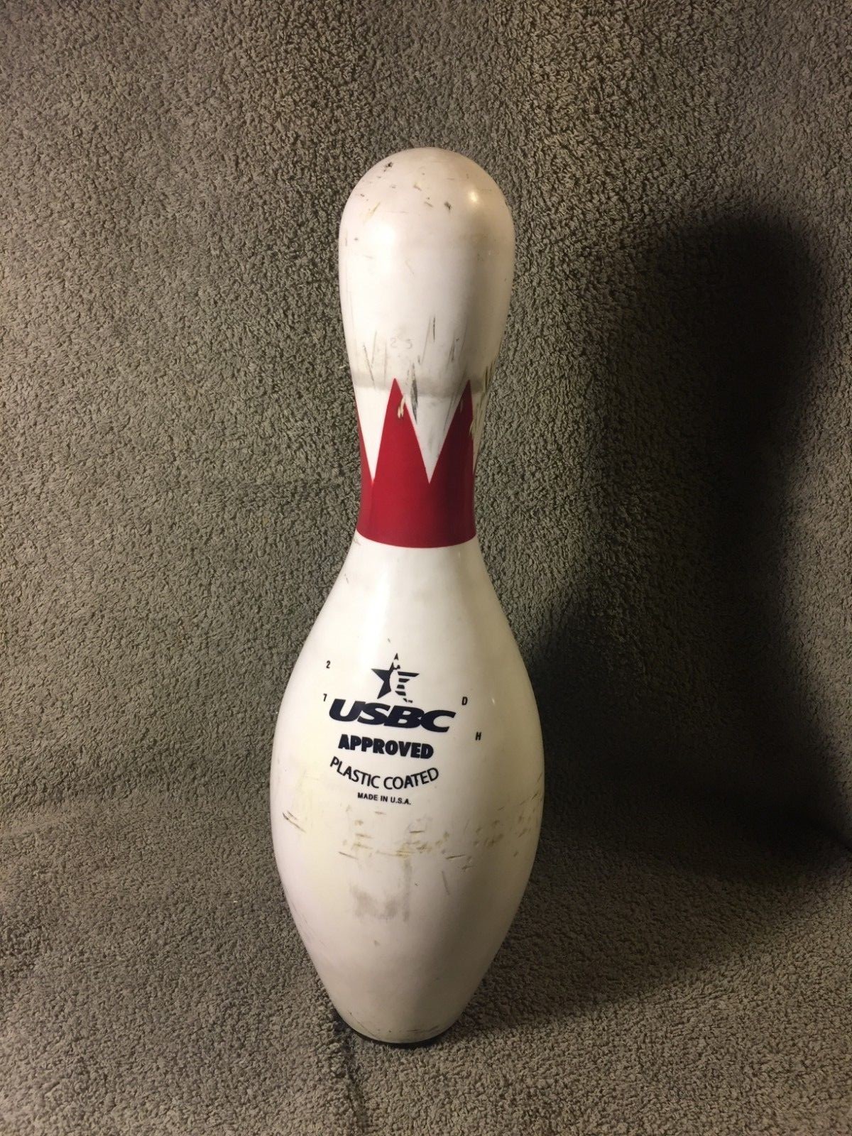 Used BRUNSWICK BOWLING PIN,Brunswick Score King Pin, Target Practice,Crafts,Etc,