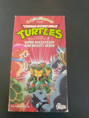 Lot of 6 Teenage Mutant Ninja Turtles Vintage VHS TMNT F.H.E.