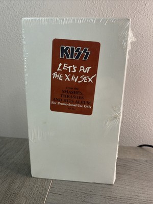 Sealed KISS Let's Put The X In Sex VHS Promotional - Smashes Thrashes and Hits