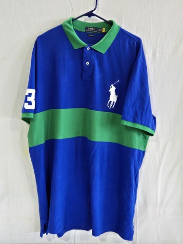 polo BIG PONY 青 90s 90s Ralph Lauren Big Pony Polo Shirt | ThriftTale