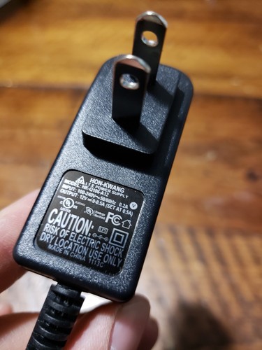 HON-KWANG HK-Q106-A12 (2103-30011064R) POWER SUPPLY ADAPTER 12V 0.5A Free Ship