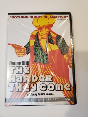The Harder They Come (Jimmy Cliff) (DVD 1973) Restored Remastered - NEW 
