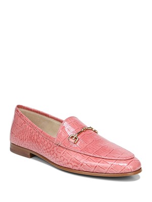 Женские кожаные лоферы без шнуровки SAM EDELMAN Coral Crocodile Loraine 8,5 м