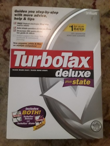 Intuit Turbo Tax Deluxe + State,  2003