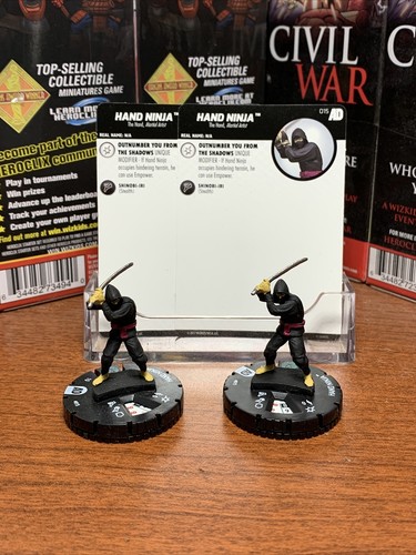 ウェイラー・ハンパーディンク EN Marvel HAND NINJA 015 Avengers/Defenders War Marvel HeroClix Lot x2