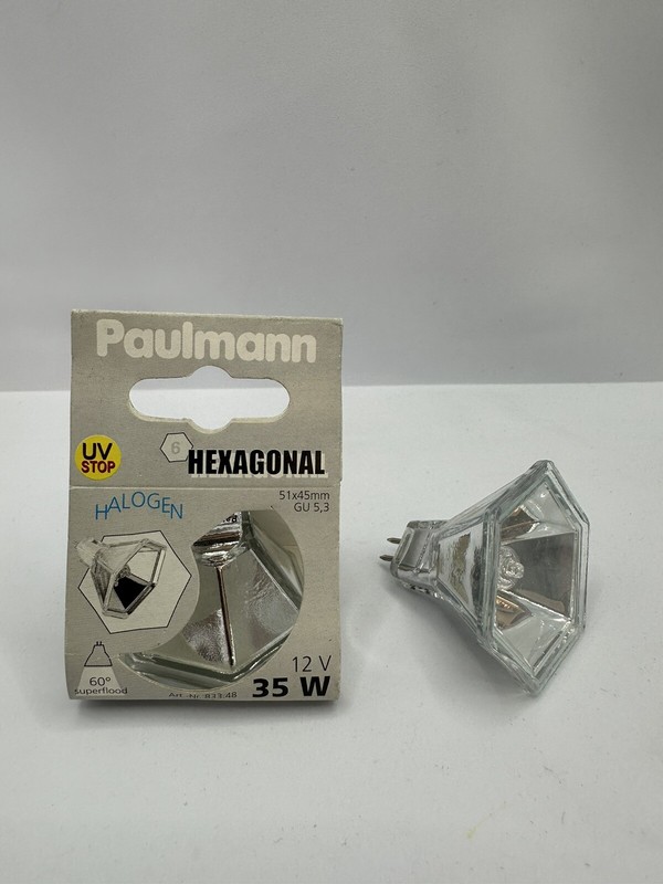 +++Paulmann Hexagon Sechseckig Halogen 35w Gu 5,3 51mm 832.48 / 832.25 +++
