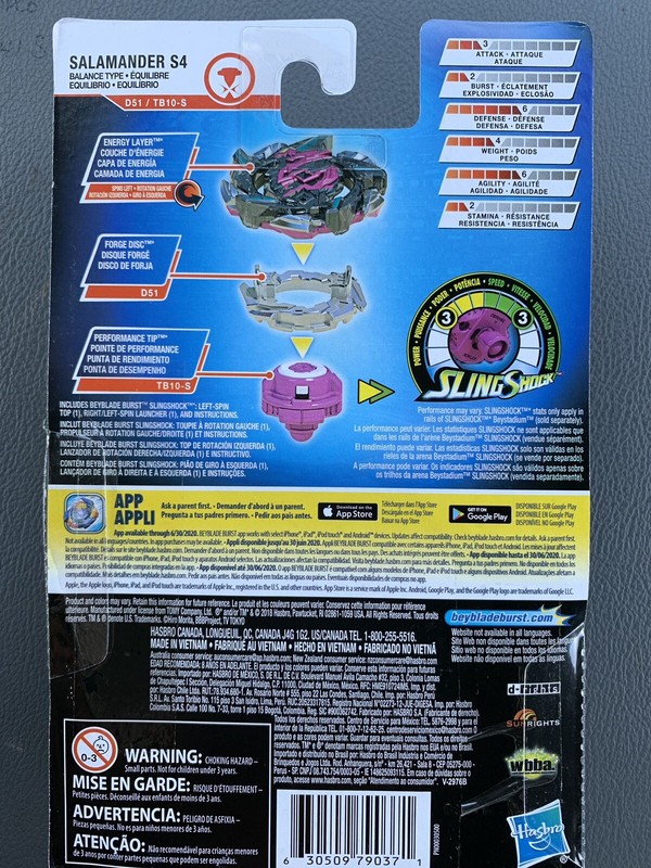 beyblade burst turbo salamander s4