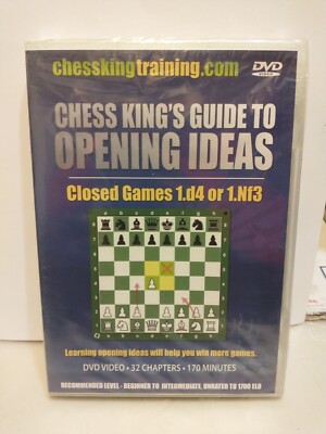 Chess King's Guide to Opening Ideas Closed Games 1.d4 Or-1.Nf3 DVD