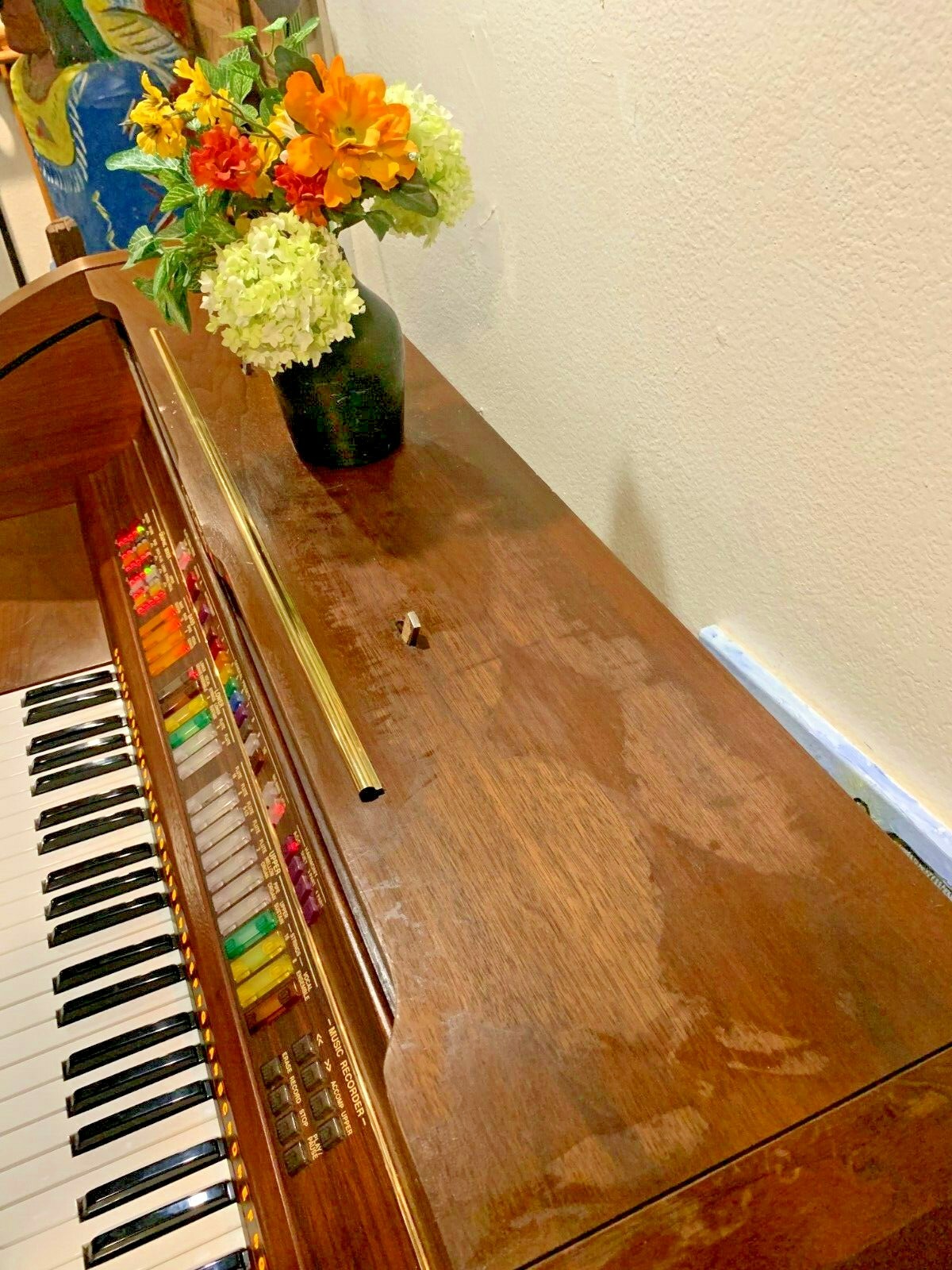 LOWREY Premier SE30 ORGAN Amazing Instrument Big Sound Roll Top