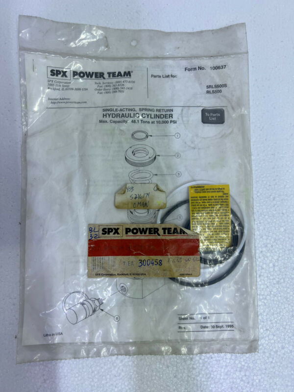 SPX Power Team 300458 Nitrile Seal Kit