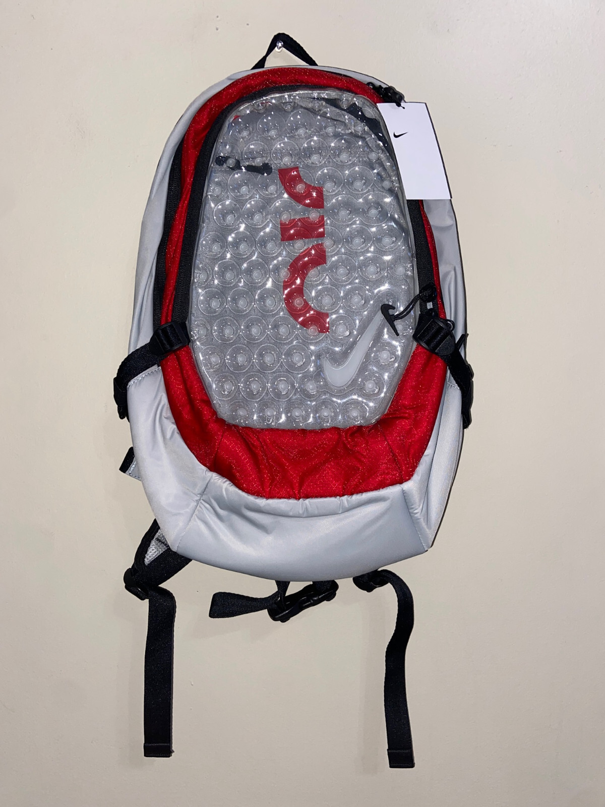 Nike Air Max Bubble Backpack Padded Basketball Elite Red Nike Air Max Bubble Backpack Padded Basketball Elite Red