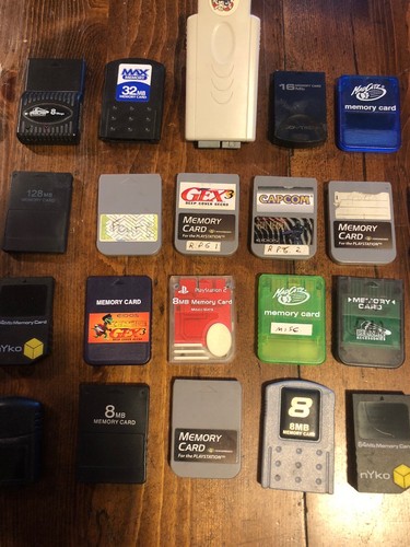 WHOLESALE Lot of 45 MEMORY CARD Game Accessories Nintendo PlayStation Xbox