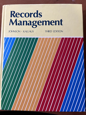 Records Management (1982) - Antique Textbook on Organizational Record Keeping