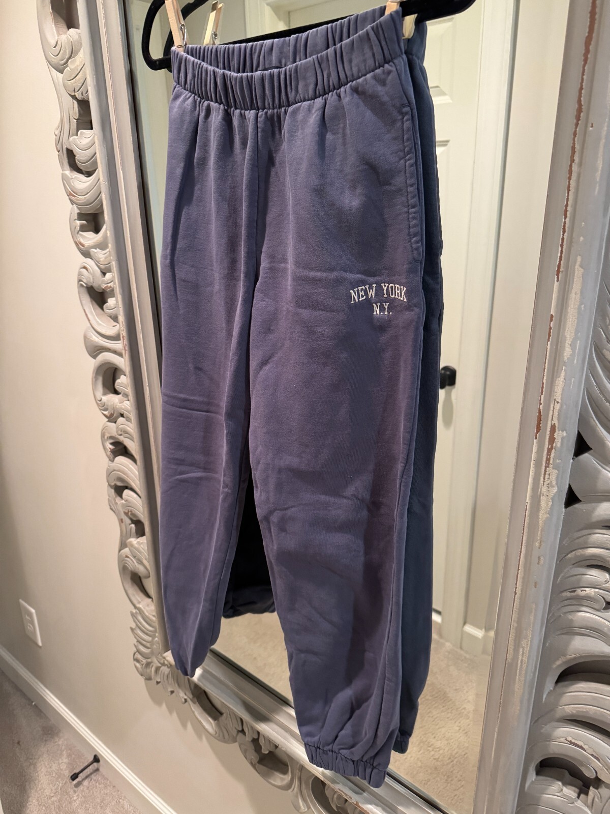 Brandy Melville Anastasia Sweatpants in Faded Blue - S/M