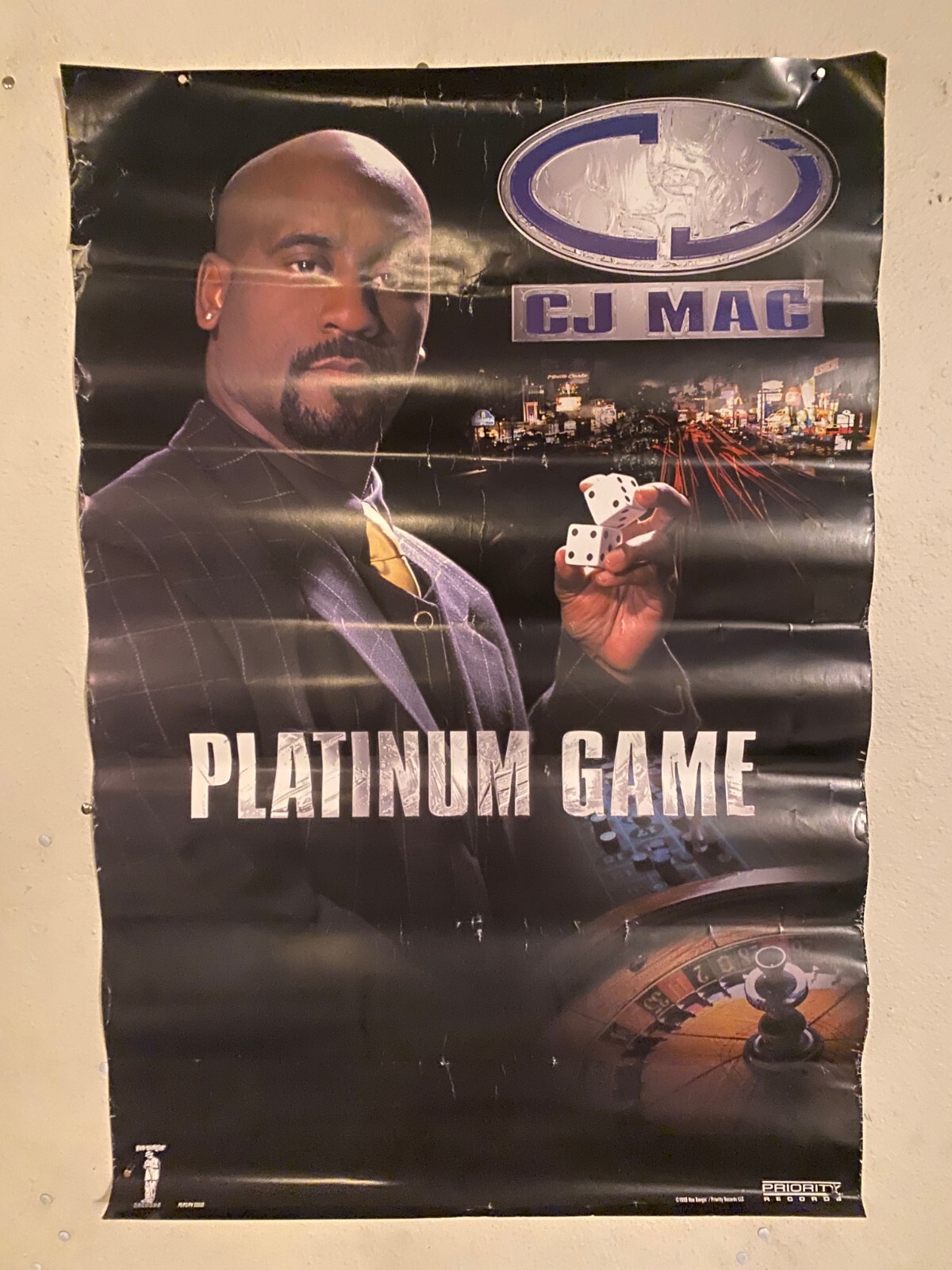 Poster: CJ Mac: Platinum Game (1999): original promo rap hip