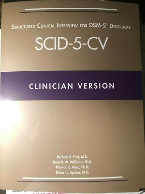 Structured Clinical Interview for DSM-5 Disorders (SCID-5-CV) Clinician Version