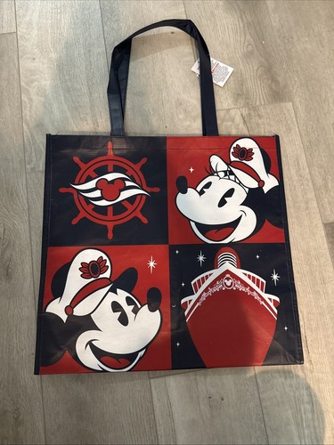 Disney Cruise Line Mickey Minnie Reusable Shopping Tote Bag