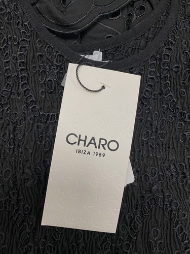 IBIZA $948 CHARO RUIZ IBIZA WOMEN'S BLACK ISA MIDI DRESS SIZE XS