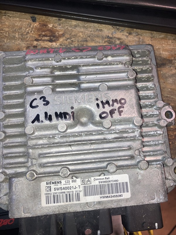 âEcu Calculateur 5ws40021j-T 9650670480 9643455080 Immo Off â