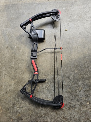 PSE Archery 42105RRD Compound Bow - Black Red Youth RH