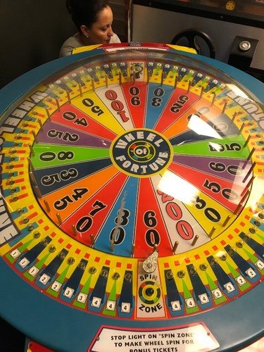 Ice Wheel of Fortune Arcade Redemption Game