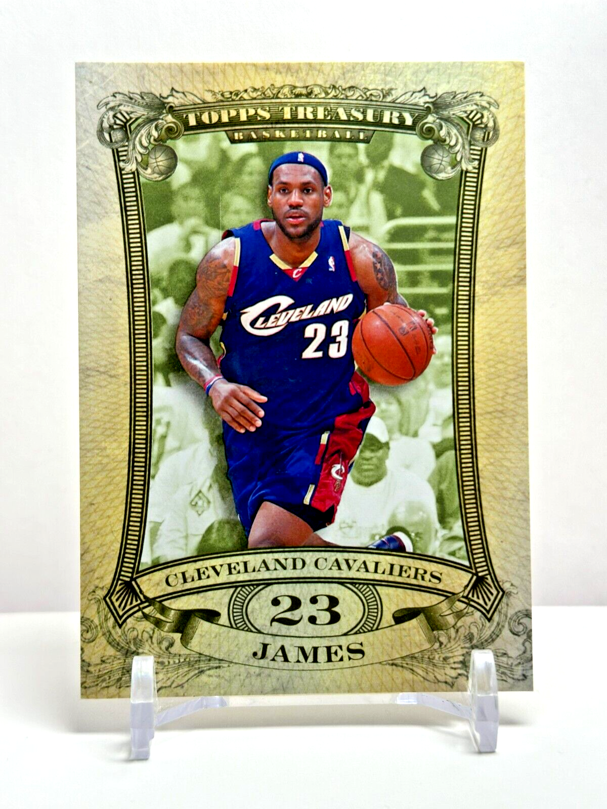 2008 Topps Treasury Rip Card #'d /299 Lebron James Cleveland 2008 Topps Treasury Rip Card #'d /299 Lebron James Cleveland