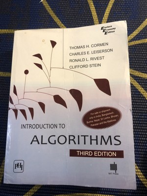Introduction to Algorithms by T. Cormen and Thomas H. Cormen (2009, ...