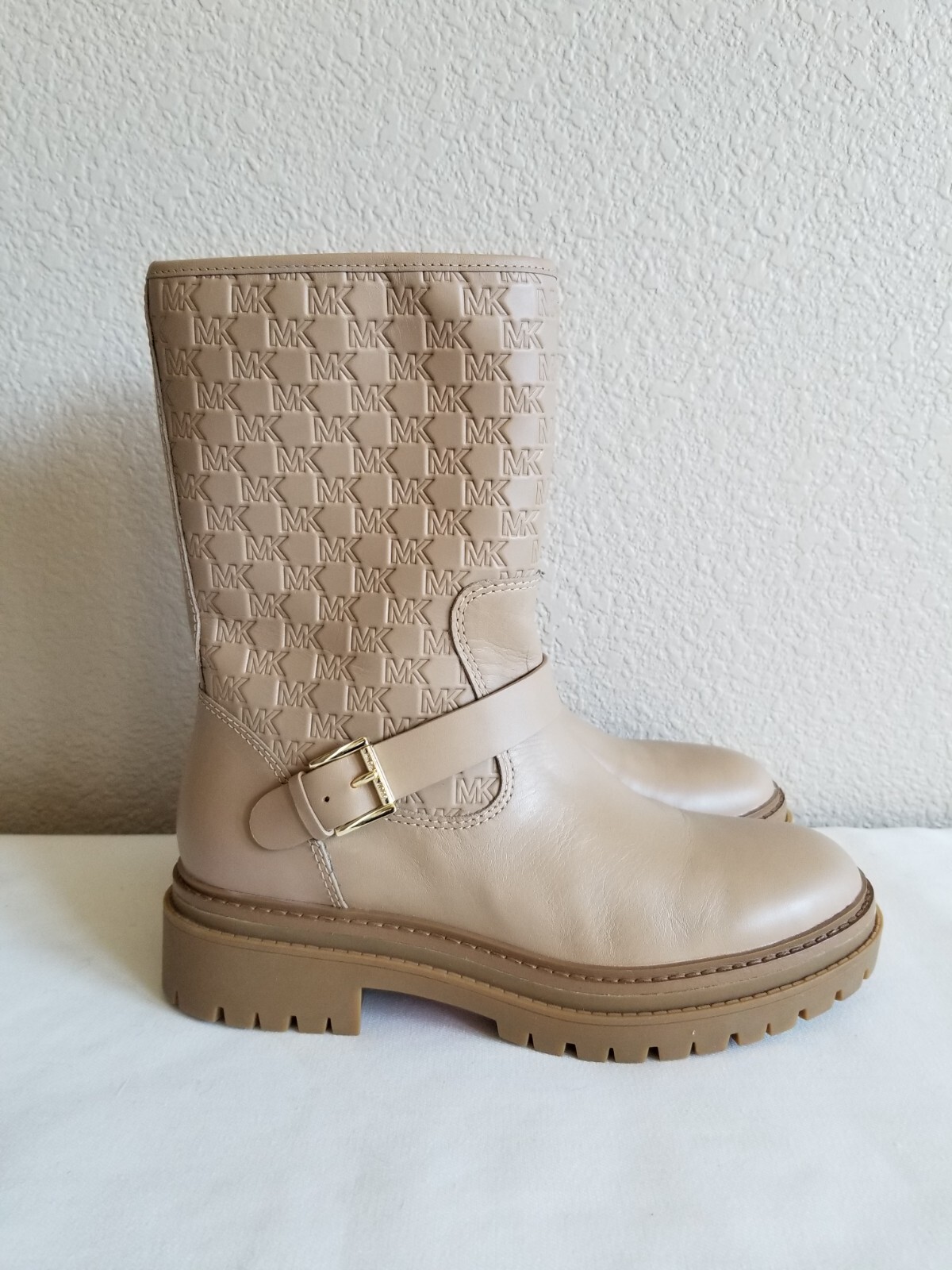 Michael KorsマイケルコースLayton Quilted Leather Bootsブーツ New Michael Kors Layton leather boots. Sz7.5. RT $225. | eBay