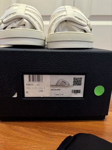 Pre-owned Dior Alpha Sandal Off White Oblique Jacquard | Sizes 38-46 | Free Shipping ? In Ivory