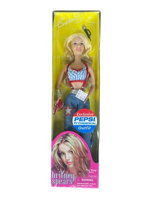 Britney Spears Play Along Barbie 20018 Pepsi TV Commercial Outfit 2001 NEW