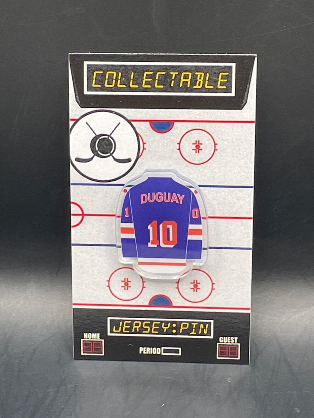 New York Rangers Ron Duguay jersey lapel pin-Classic Retro RINK team Collectible