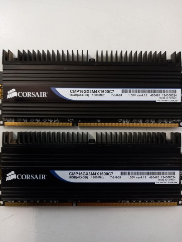 Corsair Xms3 Dominator 8 Gb (2x4gb) Pc3-12800 Ddr3-1600 7-8-8-24 1.5v