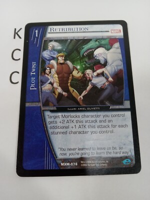 VS. System TCG Marvel 2006 Xmen Retribution Plot Twist MXM-076