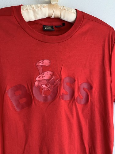 S Looney Tunes X Hugo Boss Red Lunar T-shirt Bugs Bunny Men