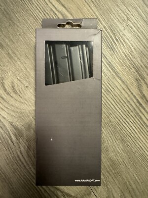 A&K 60rd Metal Mid-Cap Magazine for M4 Airsoft AEG Rifles (Color: Black) Boxed